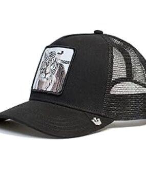 Goorin Bros Hat - Black White Tiger BNWT